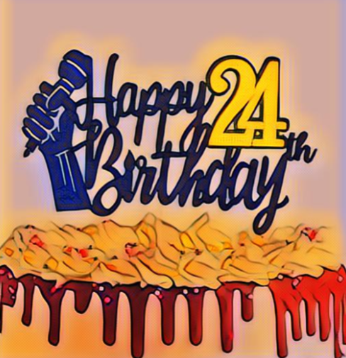 instagram 24th birthday cake
